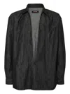 Dsquared2 X Magliano Vaccaro Denim Shirt In Black