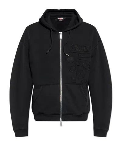 DSQUARED2 DSQUARED2 X MAGLIANO ZIP-UP DRAWSTRING HOODIE