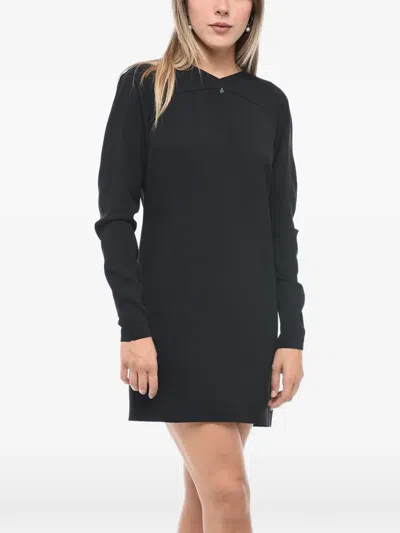 Dsquared2 X Night Is Young Long-sleeve Mini Dress In Black