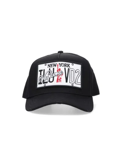 DSQUARED2 X VAQUERA LOGO BASEBALL CAP