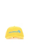 Dsquared2 Dsquared Men Yellow Cotton Baseball Cap In Yellow