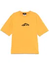 Dsquared2 Printed Icon Crew Neck T-shirt In Yellow