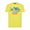 Dsquared2 Dsquared Yellow Cotton Dsquared X Magliano T-shirt In Yellow