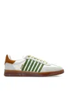 Dsquared2 Multicolour Sneakers With Lace-up Front In White