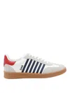 Dsquared2 Man Sneakers Off White Size 8 Calfskin In White