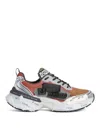 Dsquared2 Sneakers With Logo Patch In Animal Print