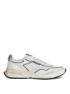 Dsquared2 Dynamic Leather Mesh Sneakers In Multi