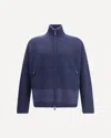 Dsquared2 Carded Wool Insert Cardigan Sweaters And Cardigans Blue In Blue
