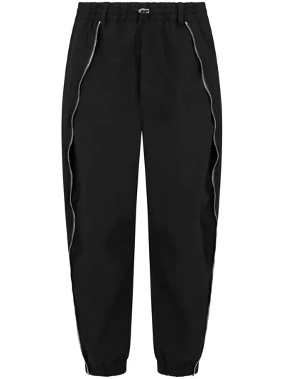 Dsquared2 Zip-detail Track Pants In Black