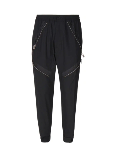 Dsquared2 Zip Detailed Joggers In Black