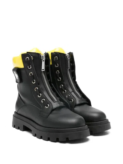 Dsquared2 Kids' Zip-fastening Boots In Black