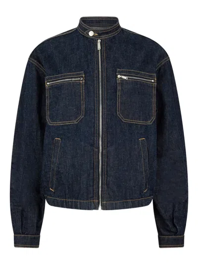 Dsquared2 Zip-fastening Jacket In Blue