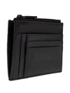 Dsquared2 Zip-fastening Logo Cardholder In Black