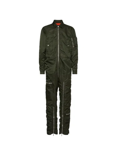 Dsquared2 Zip Jumpsuit In Green
