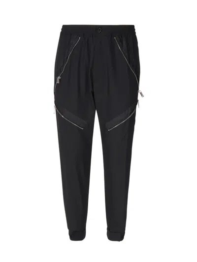 Dsquared2 Zip Trousers In Black