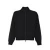 Dsquared2 Zip-up Black Sweater With High Collar In Black