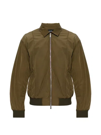 Dsquared2 Zip-up Bomber Jacket In Green