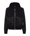 Dsquared2 Zip-up Cotton Hoodie In Black