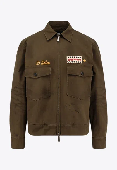 DSQUARED2 ZIP-UP DENIM JACKET