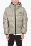 Dsquared2 Quilted Glossy Nylon Puffer Jacket