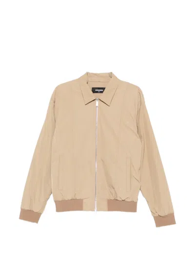 Dsquared2 Zip-up Jacket In Neutral