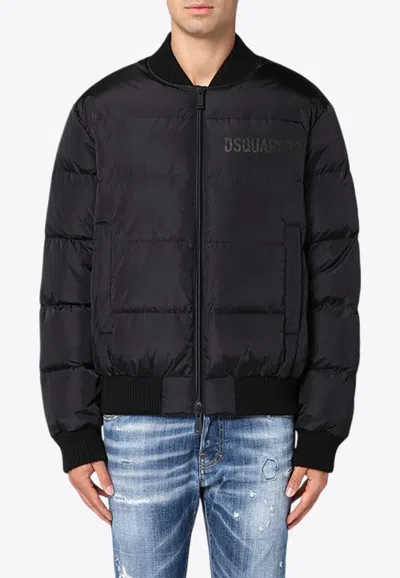 DSQUARED2 ZIP-UP PADDED BOMBER JACKET