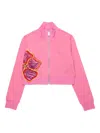 Dsquared2 Zip-up Sweatshirt In Pink