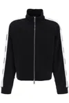 Dsquared2 Zip-up Sweatshirt With Logo Bands In Black