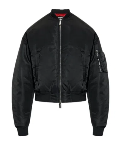 DSQUARED2 DSQUARED2 ZIP-UP BOMBER JACKET