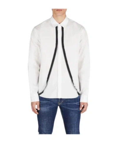 Dsquared2 Zipper Detail Shirt In White