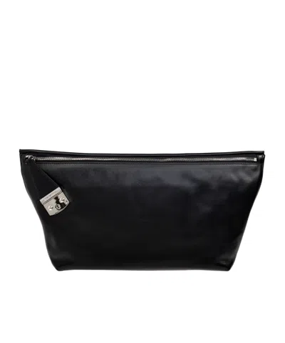 Dsquared2 Zippered Clutch In Black
