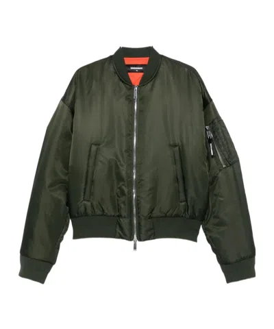 DSQUARED2 DSQUARED2 ZIP-UP BOMBER JACKET