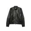 Dsquared2 Zip-up Leather Jacket In Black