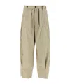 Dsquared2 Tailored Pleated Trousers With Button Detailing In Beige