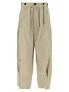 Dsquared2 Tailored Pleated Trousers With Button Detailing In Neutral