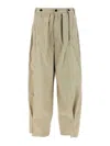 Dsquared2 Tailored Pleated Trousers With Button Detailing In Neutral