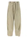 Dsquared2 Tailored Pleated Trousers With Button Detailing In Neutrals