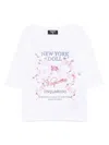 Dsquared2 Printed Cotton T Shirt In White