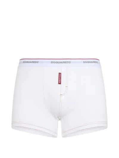 Dsquared2 -tape Boxers In White