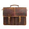 Dötch Leather Men's Brown The Myers Leather Messenger Laptop Bag