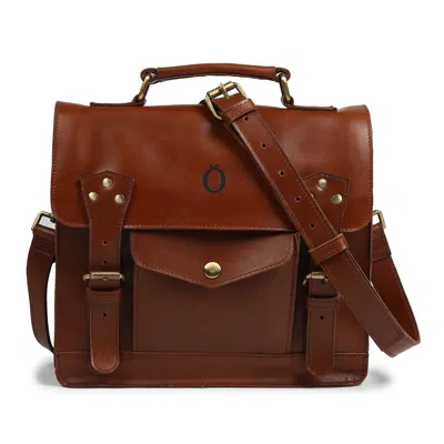 Dötch Leather Women's Emily Brown Small Leather Satchel Bag By Dötch