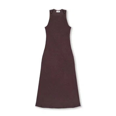 Du & Berry Women's Brown Paloma Side Split Maxi Dress