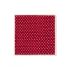 Du & Berry Women's Du Monogram Silk Scarf In Red In Red