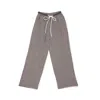Du & Berry Women's Neutrals Sojourn Linen Wide Leg Pants In Silver Sage In Multi