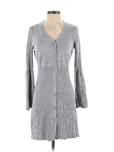Pre-owned Du Jour Casual Dress In Gray