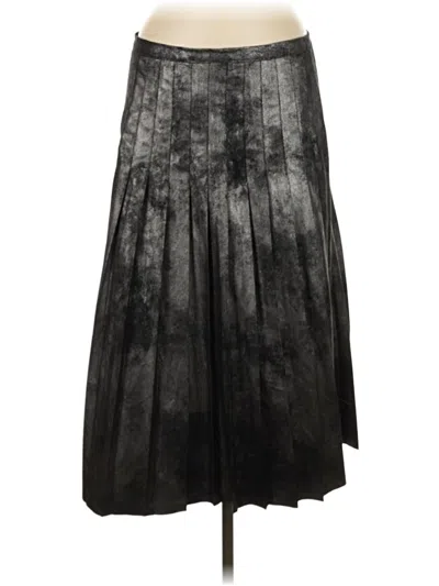 Pre-owned Du Jour Formal Skirt In Black