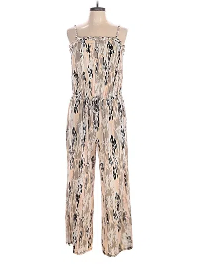 Pre-owned Du Jour Jumpsuit In Gold