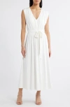 Du Paradis Cartagena Midi Dress In White