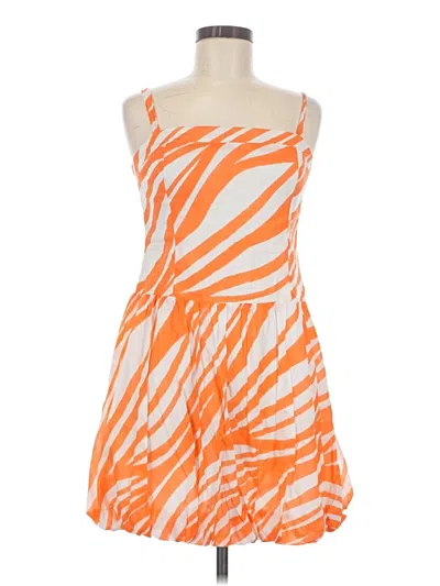 Pre-owned Du Paradis Cocktail Dress In Orange