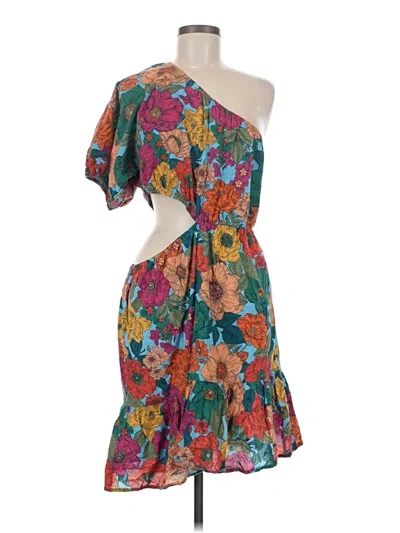 Pre-owned Du Paradis Cocktail Dress In Teal